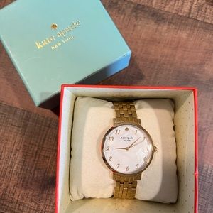 Gold Watch with Pearl Face by Kate Spade ✨